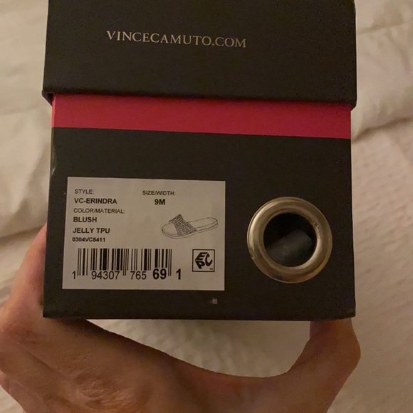 Vince camuto jelly Erinda Slide Sandal size 9blush - Picture 3 of 7